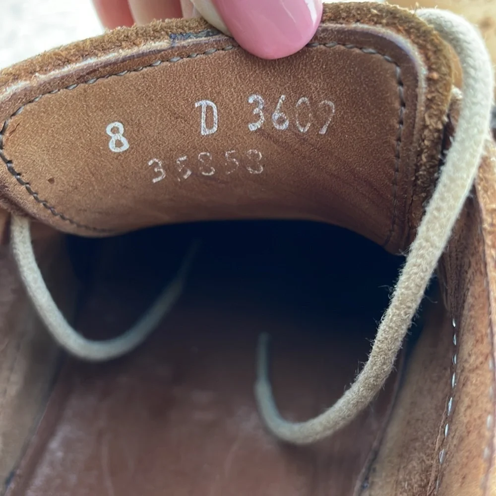 Allen Edmonds Boardwalk Longwing Derby Sz 8